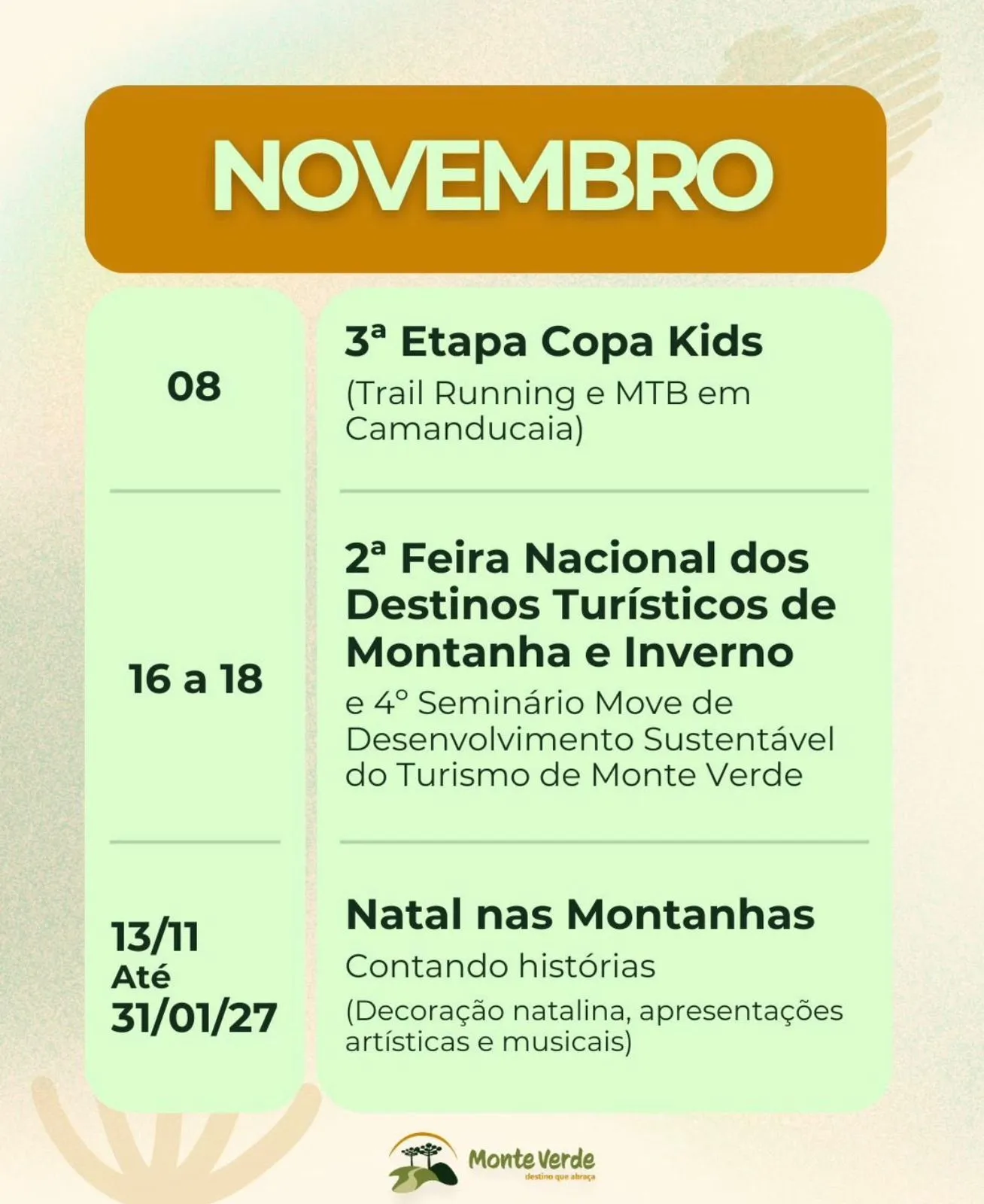 Programação Novembro